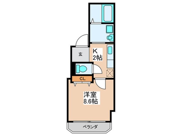 シャレ－天王寺の物件間取画像